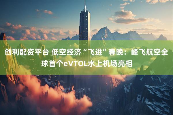 创利配资平台 低空经济“飞进”春晚：峰飞航空全球首个eVTOL水上机场亮相